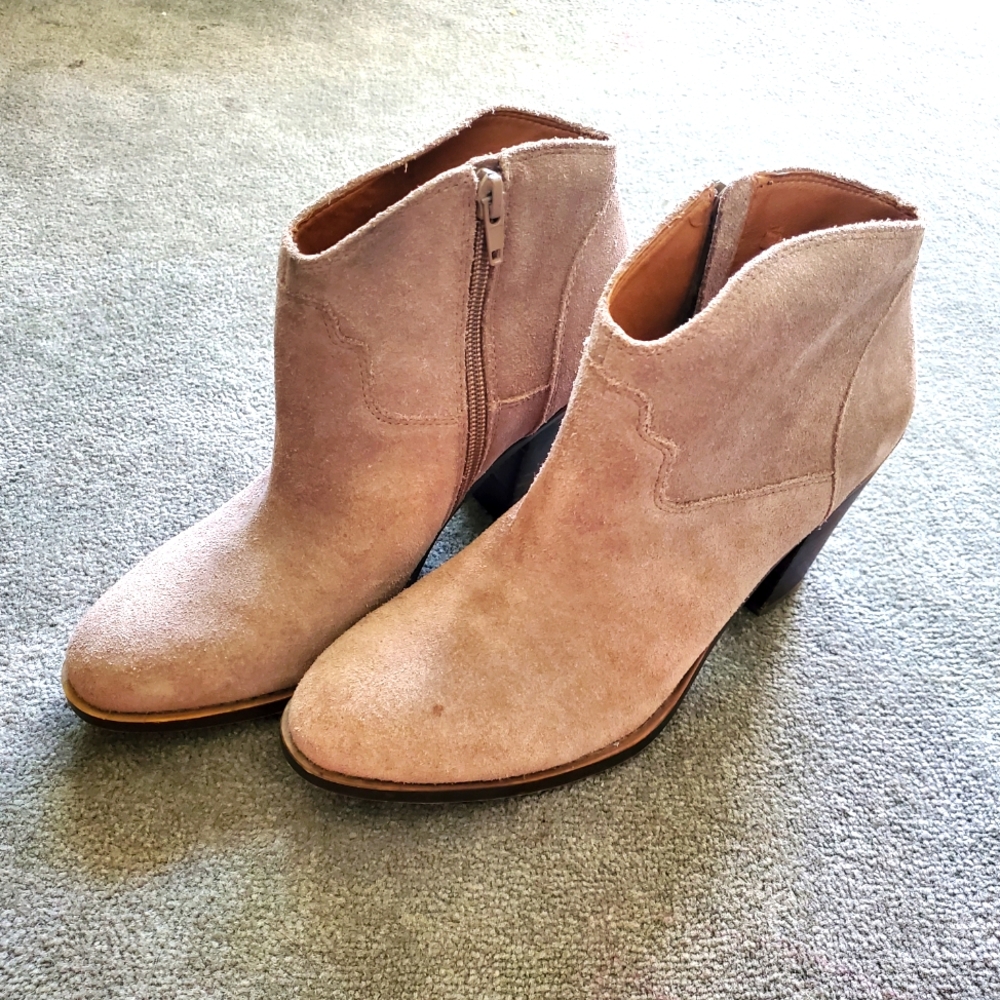 Lucky Brand ankle heel boots